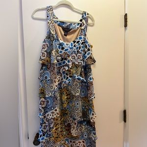Ladies pretty print dress .